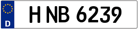 Truck License Plate